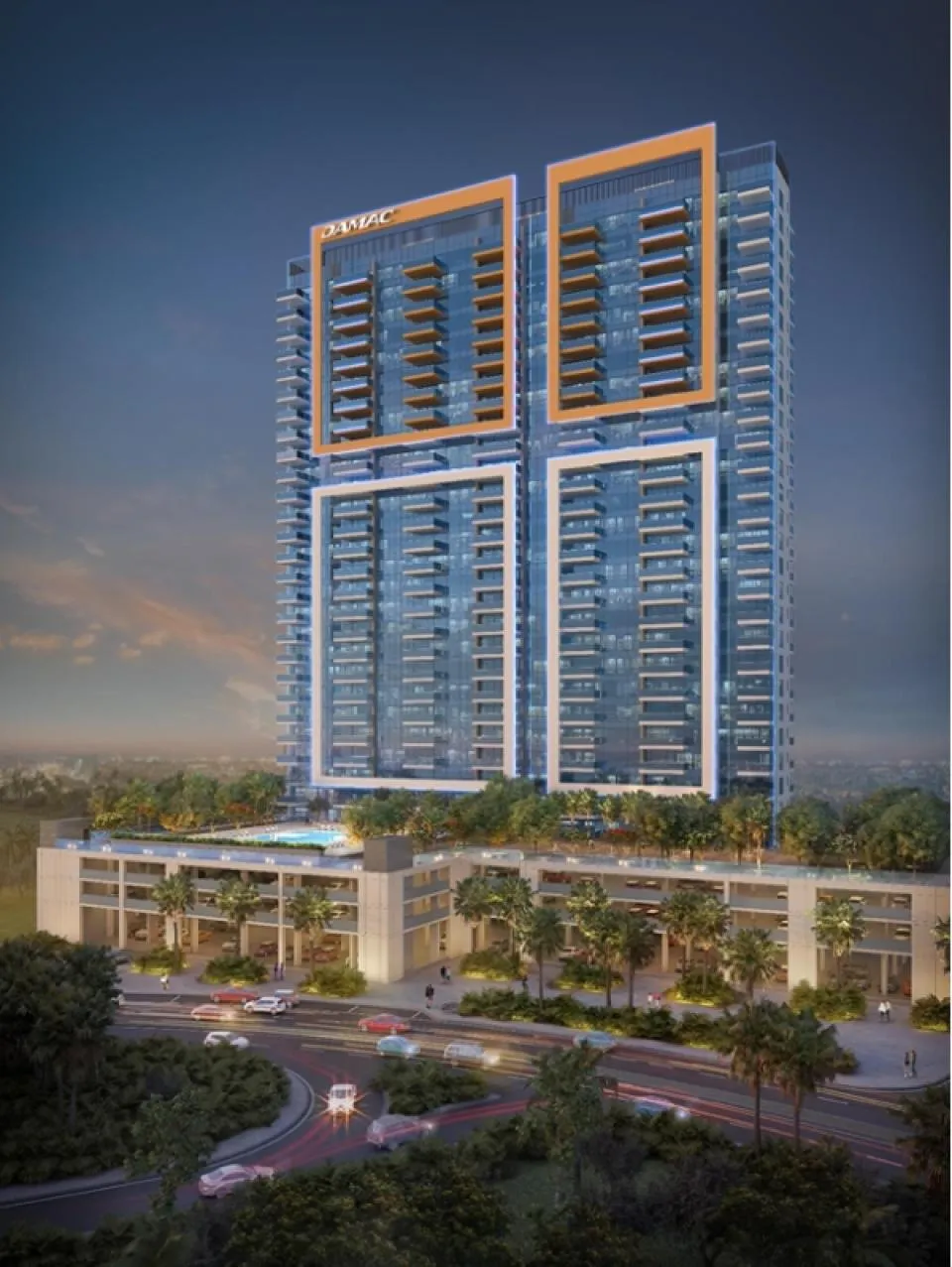 Vue du programme Golf Gate 2 by DAMAC Properties